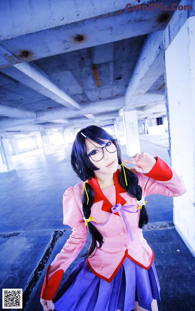Bakemonogatari Tsubasa Hanekawa - Seximage Xdasi Mobi